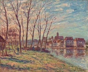 View of Moret by Alfred Sisley