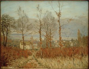 View of Louveciennes in Autumn