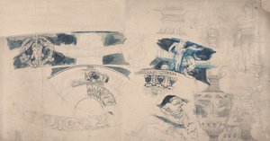 Designs for a Ceiling and Interiors