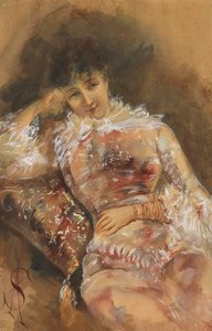 Portrait of Sarah Bernhardt 1844-1923, c. 1880