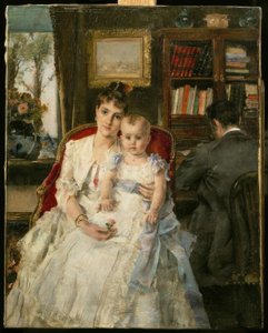 All the Happiness by Alfred Emile Stevens