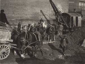 Excavating, New York by Alfred Stieglitz
