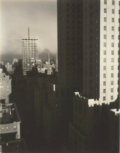 From My Window at the Shelton, West, 1931 by Alfred Stieglitz