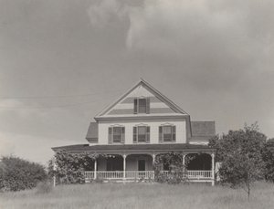 House on the Hill, Lake George by Alfred Stieglitz