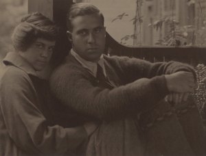 Kitty Stieglitz and Edward Stieglitz by Alfred Stieglitz