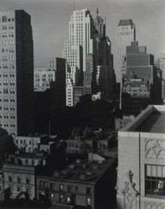New York from An American Place by Alfred Stieglitz