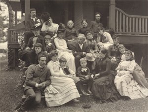 Stieglitz Family at Oaklawn, Lake George by Alfred Stieglitz