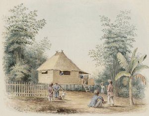 Native House Near Manila, 1842