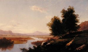Saco River, Mount Washington by Alfred Thompson Bricher