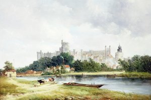 Windsor Castle from the Brocas Meadows