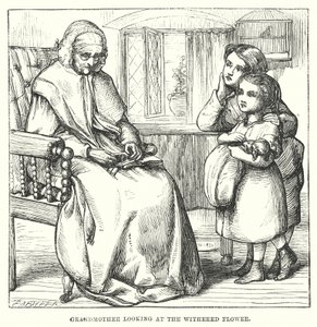 Hans Christian Andersen: Grandmother by Alfred Walter (after) Bayes