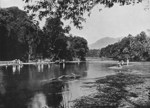 River at Ratnapura, c1890, 1910