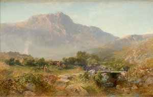 Capel Curig, 1855 by Alfred William Hunt