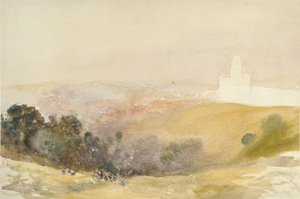 Durham from the Red Hills, 1866-1880 by Alfred William Hunt