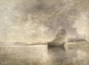 Holy Island Castle, Northumbria, c.1882-3 by Alfred William Hunt