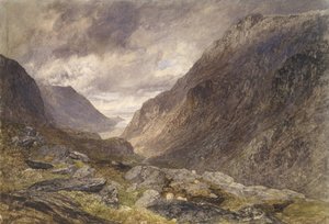 Pass of Llanberis, c.1853 by Alfred William Hunt