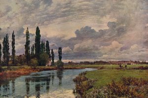 Poplars in the Thames Valley, 19th Century, 1938 by Alfred William Parsons