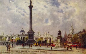 Trafalgar Square and the National Gallery