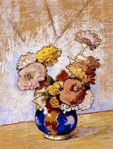 Still-life with Flowers by Alfredo Ramos Martinez