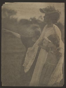 Woman and Two Children