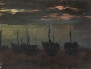 Ships in Moonlight
