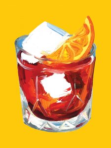 Vibrant Negroni Cocktail by Alice Straker