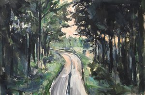 Winding Forest Road by Alice White