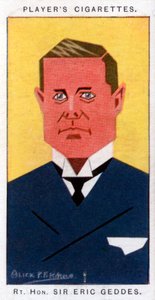 Sir Eric Campbell Geddes, British politician by Alick P. F. Ritchie
