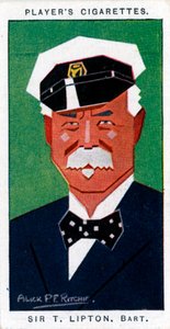 Sir Thomas Johnstone Lipton, 1st Baronet, British Grocer and Yachtsman by Alick P. F. Ritchie