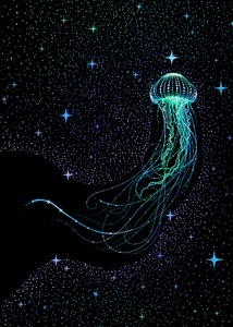 Cosmic Jellyfish Dream by Alirıza ÇAKIR