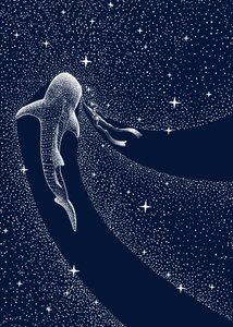 Whale Shark Cosmic Journey by Alirıza ÇAKIR