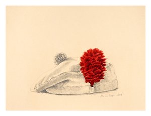 A Black Watch Red hackle, 2004 by Alison Cooper