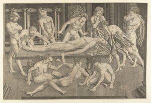 The Lamentation of Gattamelata de Narni by Allaert Claesz. (attributed to)