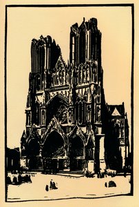Rheims Cathedral by Allan Douglass Mainds