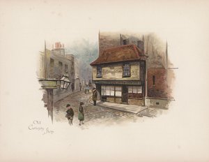 Familiar London: Old Curiosity Shop by Allan F. Barraud