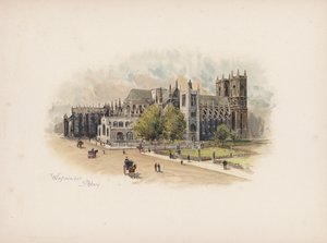 Familiar London: Westminster Abbey by Allan F. Barraud