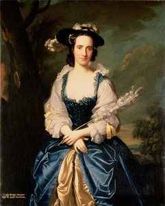 Portrait of Lady Mary Stewart, Wife of Kenneth Mackenzie, Lord Fortrose by Allan Ramsay