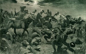 Brilliant Defence by New Zealanders at Holspruit, February 25, 1902 by Allan Stewart