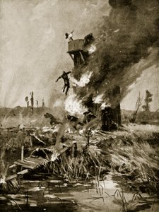 The Burning of the Sorceress Outside Ely by Allan Stewart