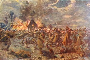 WW1: Bayonet Charge of the London Scottish at Messines, Hallowe