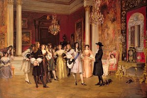 William Penn (1644-1718) Receiving the Charter of Pennsylvania from King Charles II of England by Allan Stewart