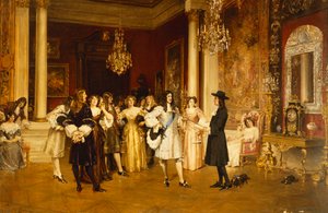 William Penn Receiving the Charter of Pennsylvania from Charles II by Allan Stewart