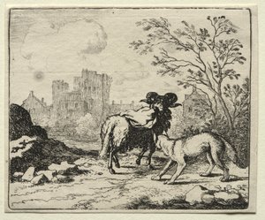Reynard the Fox: Reynard Sends a Packet to the Lion by Allart van Everdingen