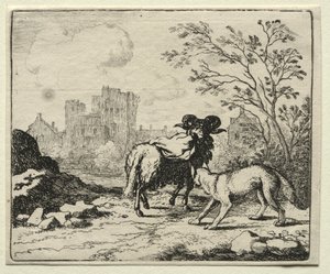 Reynard the Fox: Reynard Sends a Packet to the Lion by Allart van Everdingen