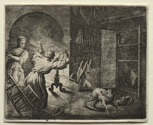 Reynard the Fox: Reynard Steals a Capon by Allart van Everdingen