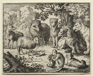 Reynard the Fox: The Arrival of the Packet by Allart van Everdingen
