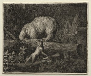 Reynard the Fox: Trapping the Bear by Allart van Everdingen