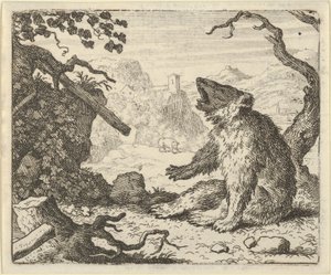 The Bear Calls Renard to Appear Before the Council of the Animals, 1650-75 by Allart van Everdingen