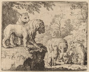 The Lion Pardons Reynard before the Other Animals, probably c. 1645-1656
