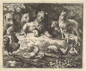 The Rooster Accuses Renard of Murdering his Chicken